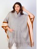 Super Soft Turtle Neck Poncho W/ Pockets and Sleeves